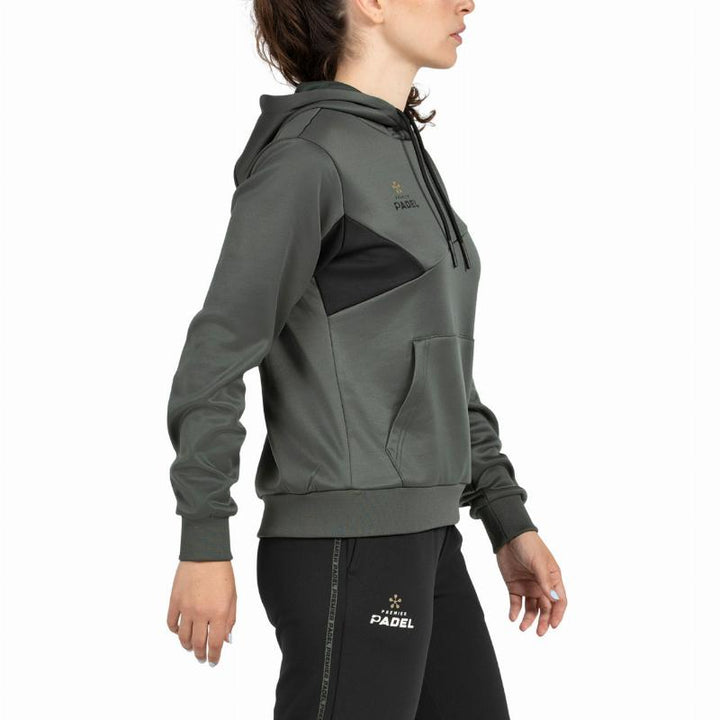 Sudadera Bullpadel Premier Padel Peder Kaki
