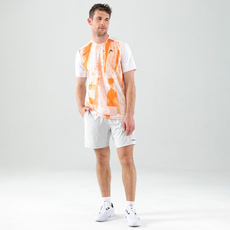 Camiseta Head Tech Naranja Print