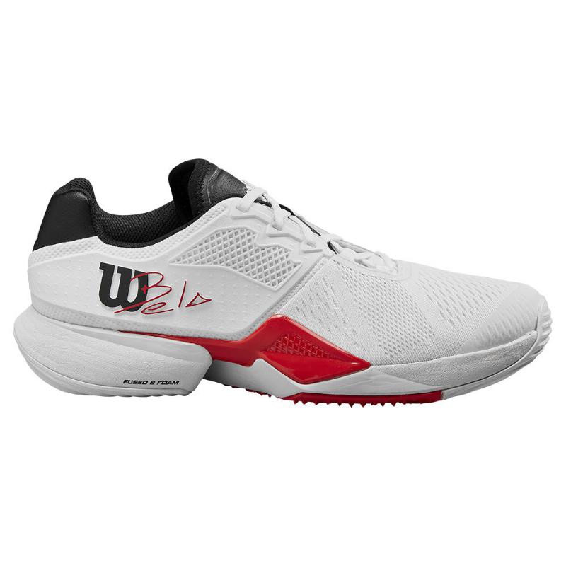Zapatillas de Padel Wilson Bela Tour Blanco Rojo Negro