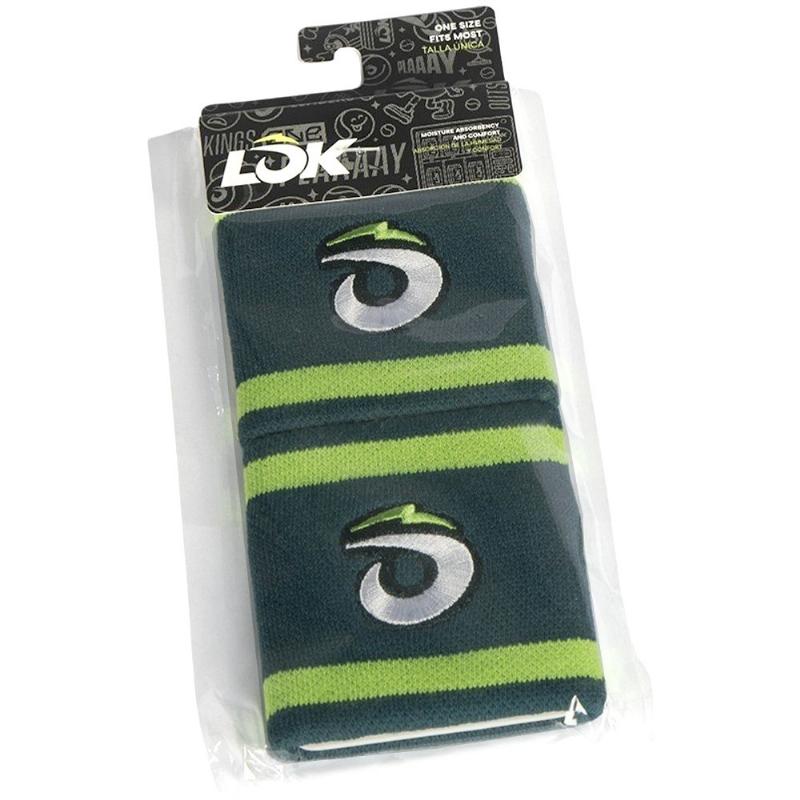 Muñequeras Lok Smay Largas Verde 2 Unidades