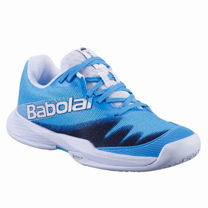 Zapatillas de Padel Babolat Jet Premura 2 Azul Cian Blanco Junior