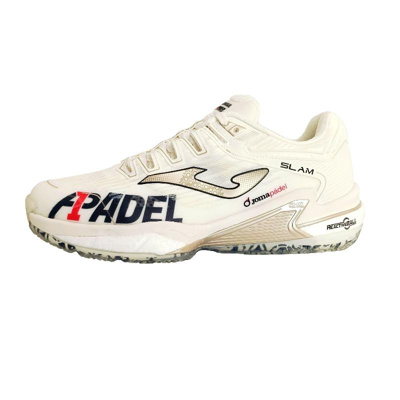 Zapatillas de Pádel de Pádel Joma Slam A1 2525 Master Final Beige