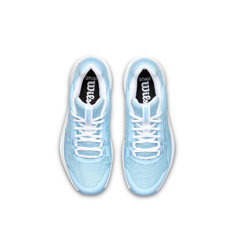 Zapatillas de Padel Wilson Hurakn Pro V2 Azul Claro Blanco Mujer