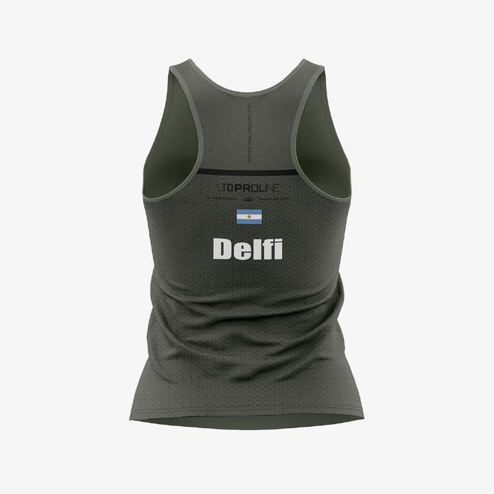 Camiseta Bullpadel Delfi Brea WPT Olin Kaki 2022