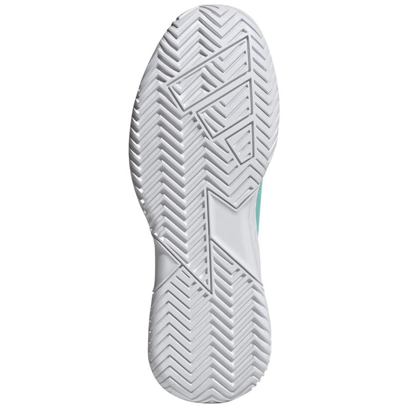 Zapatillas de Padel Adidas Defiant Speed 2 Azul Aqua Plata Mujer