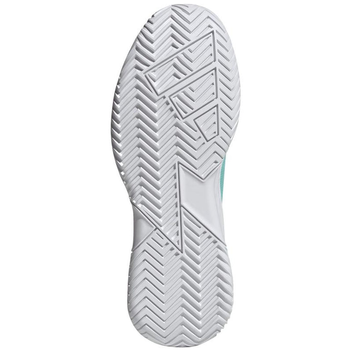 Zapatillas de Padel Adidas Defiant Speed 2 Azul Aqua Plata Mujer