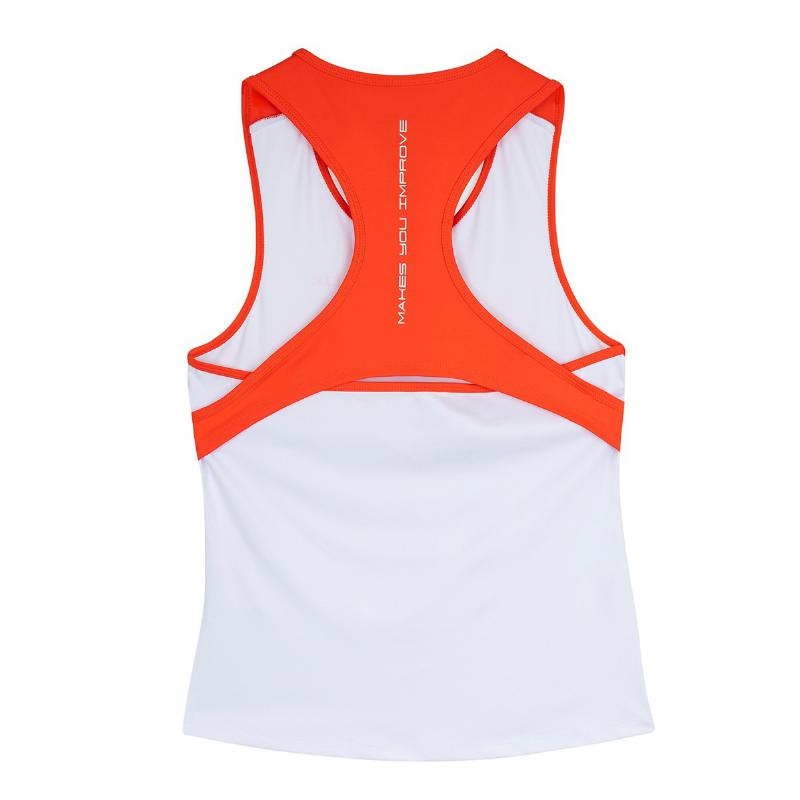 Camiseta Nox Team Blanco Rojo Mujer