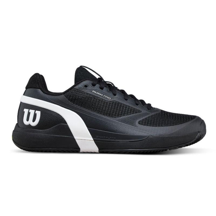 Zapatillas de Pádel de Pádel Wilson Rush Pro 5 Clay Negro Blanco