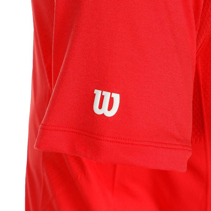 Camiseta Wilson Team Seamless Crew Rojo