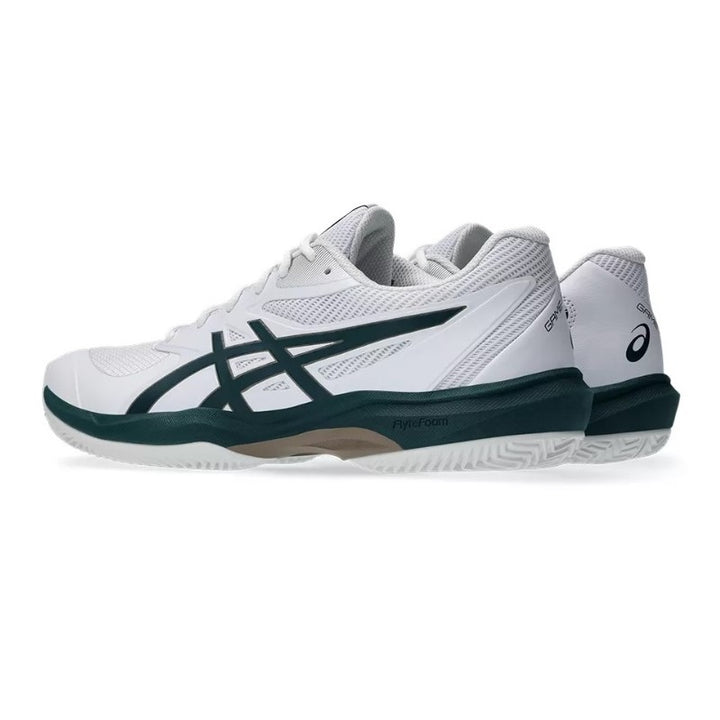 Zapatillas de Pádel de Pádel Asics Game FF Clay Blanco Verde Saxon