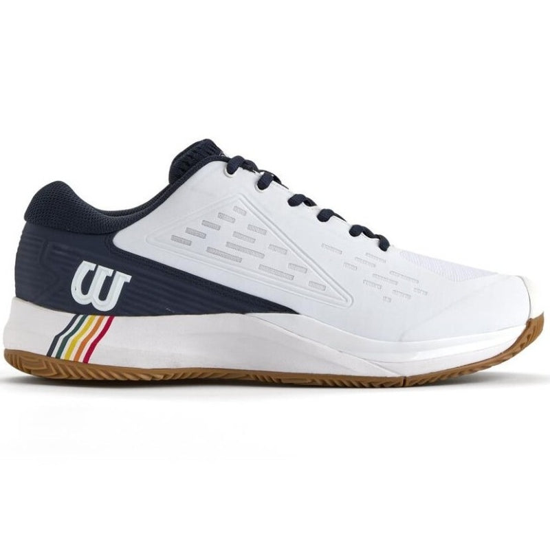 Zapatillas de Padel Wilson Rush Pro Ace Clay Blanco Azul Marino