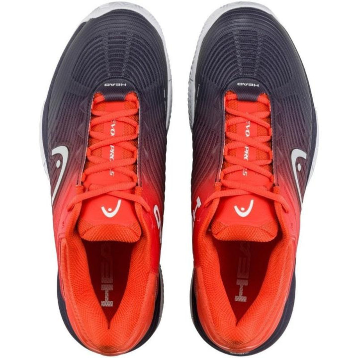 Zapatillas de Padel Head Revolt Pro 4.5 Clay Azul Oscuro Rojo