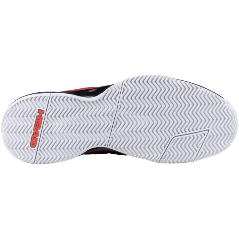 Zapatillas de Padel Head Revolt Pro 4.5 Clay Azul Oscuro Rojo