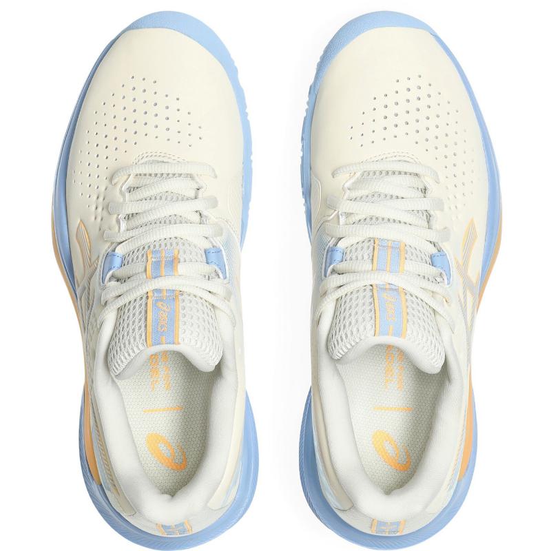 Zapatillas de Padel Asics Gel Challenger 15 Padel Crema Azul Stone Mujer