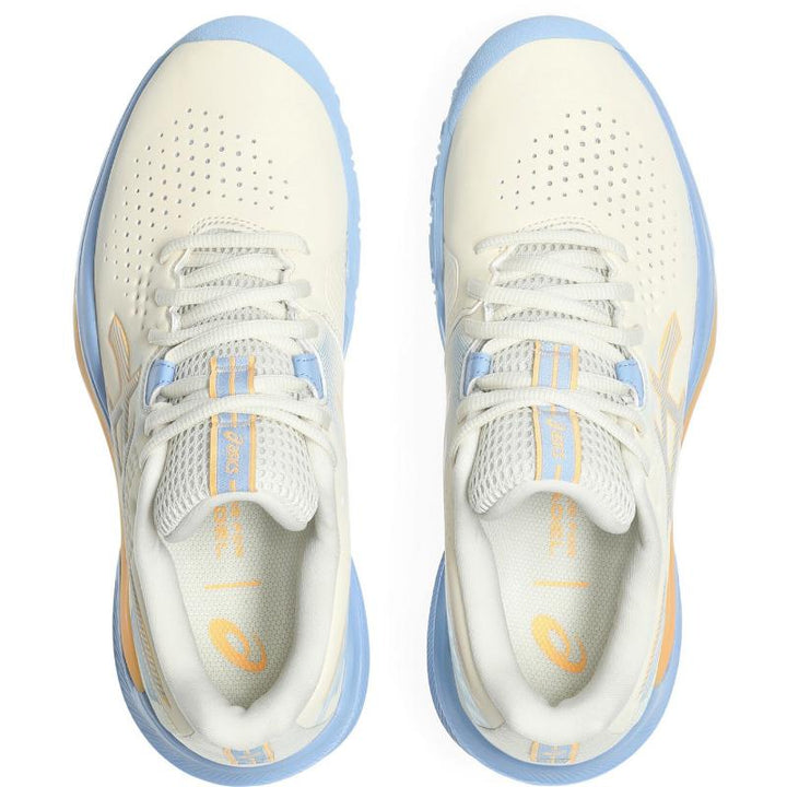 Zapatillas de Padel Asics Gel Challenger 15 Padel Crema Azul Stone Mujer