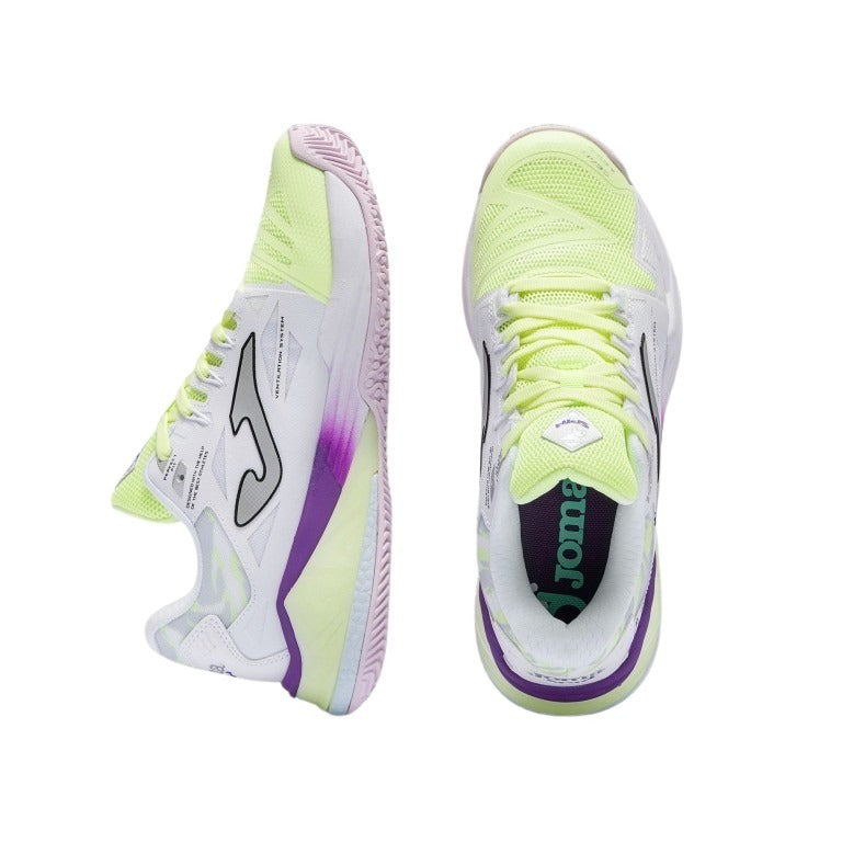Zapatillas de Padel Joma Spin 2628 Amarillo Mujer