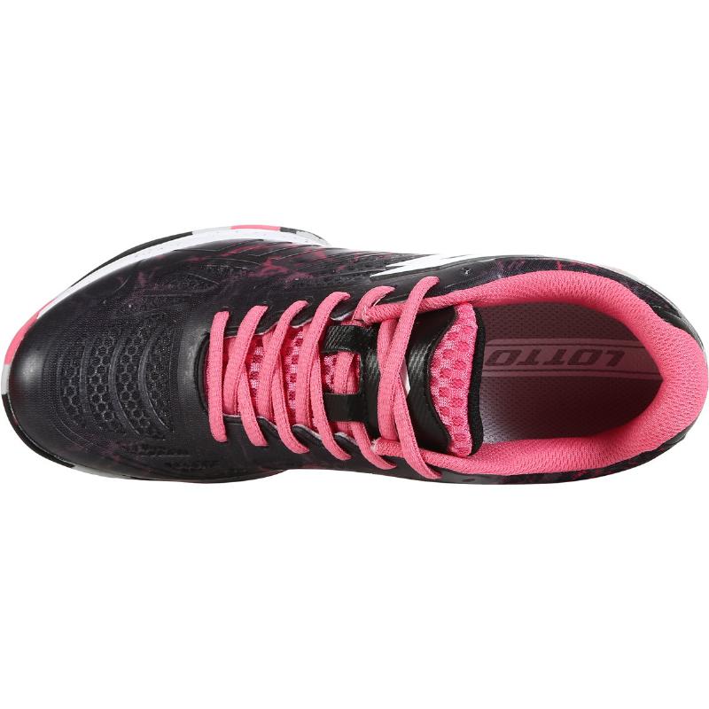 Zapatillas de Pádel de Pádel Lotto Superrapida 200 IV Negro Fucsia Mujer