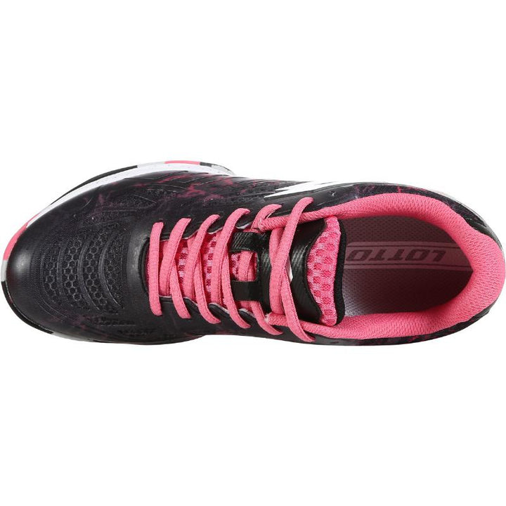 Zapatillas de Pádel de Pádel Lotto Superrapida 200 IV Negro Fucsia Mujer