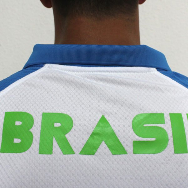 Polo Cartri Brasil Fabio Blanco Azul