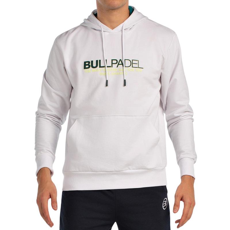 Sudadera Bullpadel Boyen Blanco