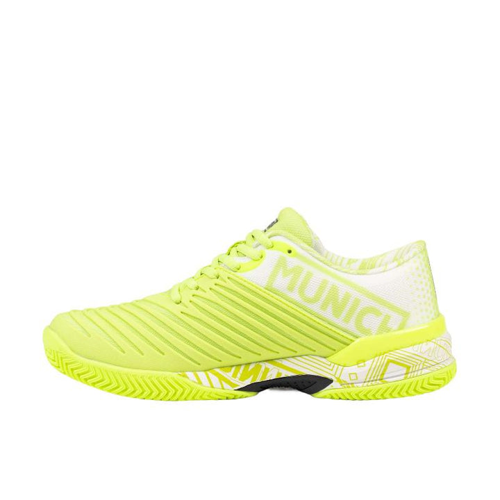 Zapatillas de Padel Munich Padx 62 Amarillo Fluor Blanco