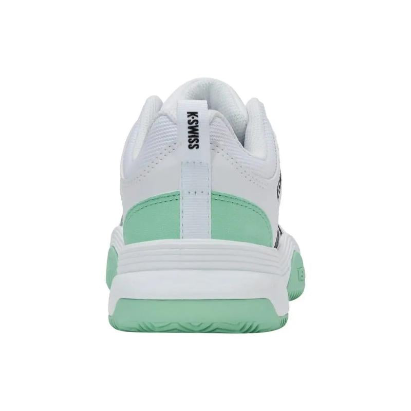 Zapatillas de Padel Kswiss Court Express 2 Clay Blanco Menta Negro Mujer