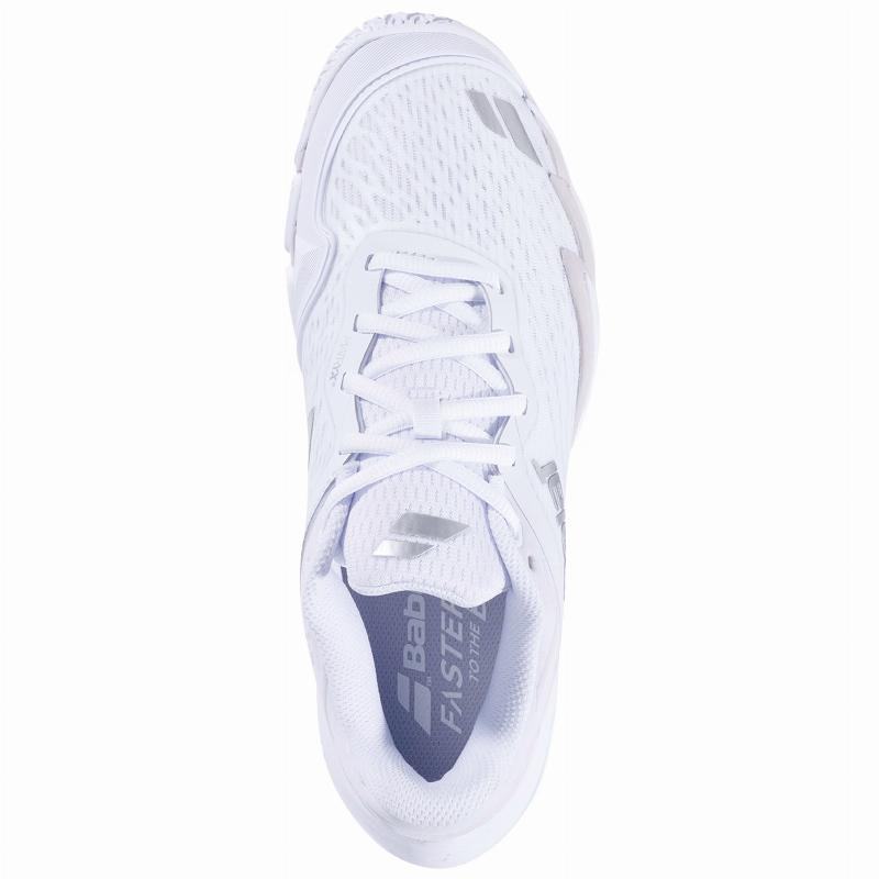 Zapatillas de Padel Babolat Premura 3 Blanco Plata Mujer