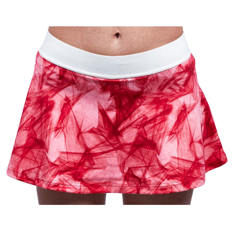 Falda Drop Shot Lyra Rojo