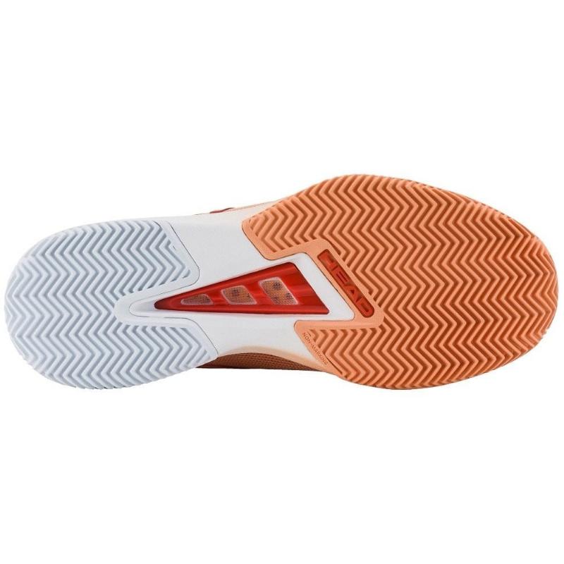 Zapatillas de Pádel de Pádel Head Sprint Pro 4.0 Clay Coral Blanco Mujer