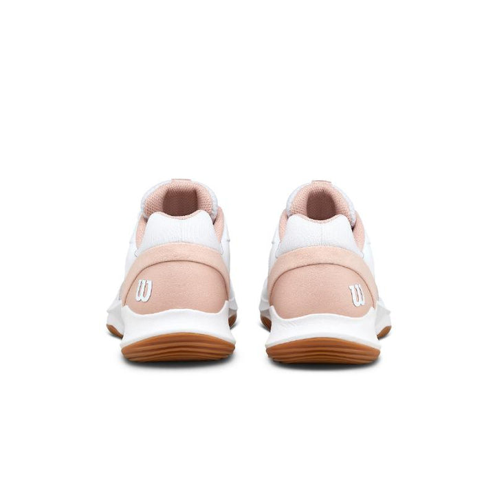 Zapatillas de Padel Wilson Hurakn Pro V2 Blanco Rosa Mujer