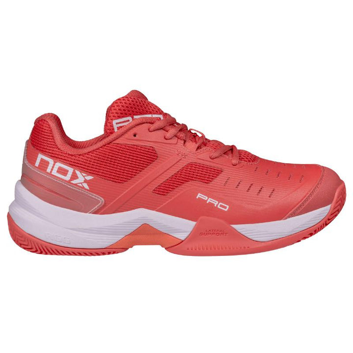 Zapatillas de Padel Nox AT10 Pro Coral Blanco Mujer