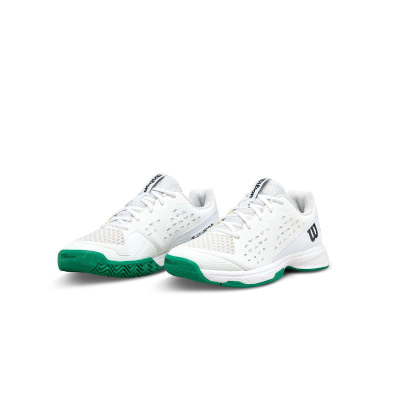 Zapatillas de Padel Wilson Rush Pro L Blanco Verde Junior