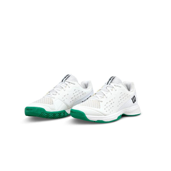 Zapatillas de Padel Wilson Rush Pro L Blanco Verde Junior