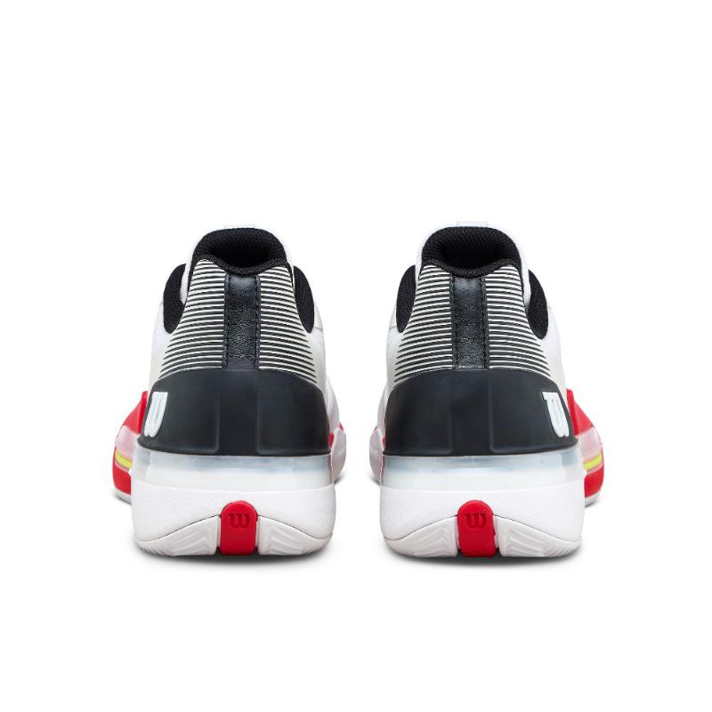 Zapatillas de Padel Wilson Rush Tour 5 Clay Blanco Negro Rojo