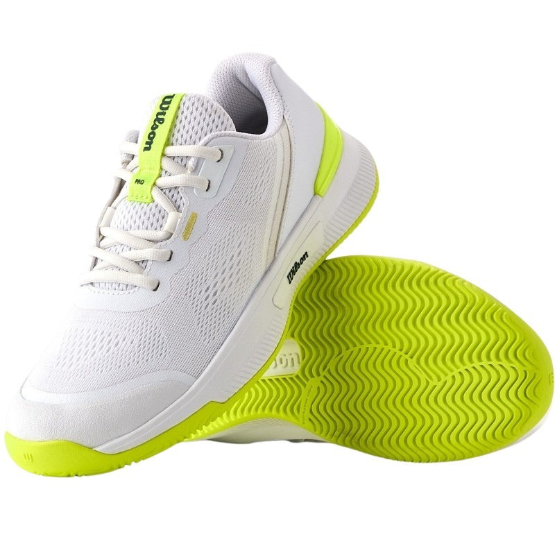 Zapatillas de Padel Wilson Intrigue Pro OZ Blanco Amarillo Mujer