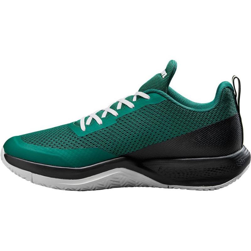 Zapatillas de Pádel de Pádel Wilson Rush Pro Lite Verde Negro Blanco