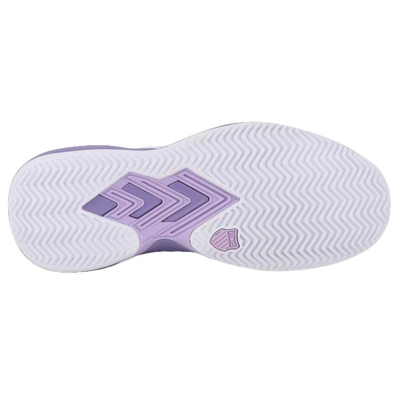 Zapatillas de Pádel de Pádel Kswiss Ultrashot Light Clay Blanco Lavanda Mujer