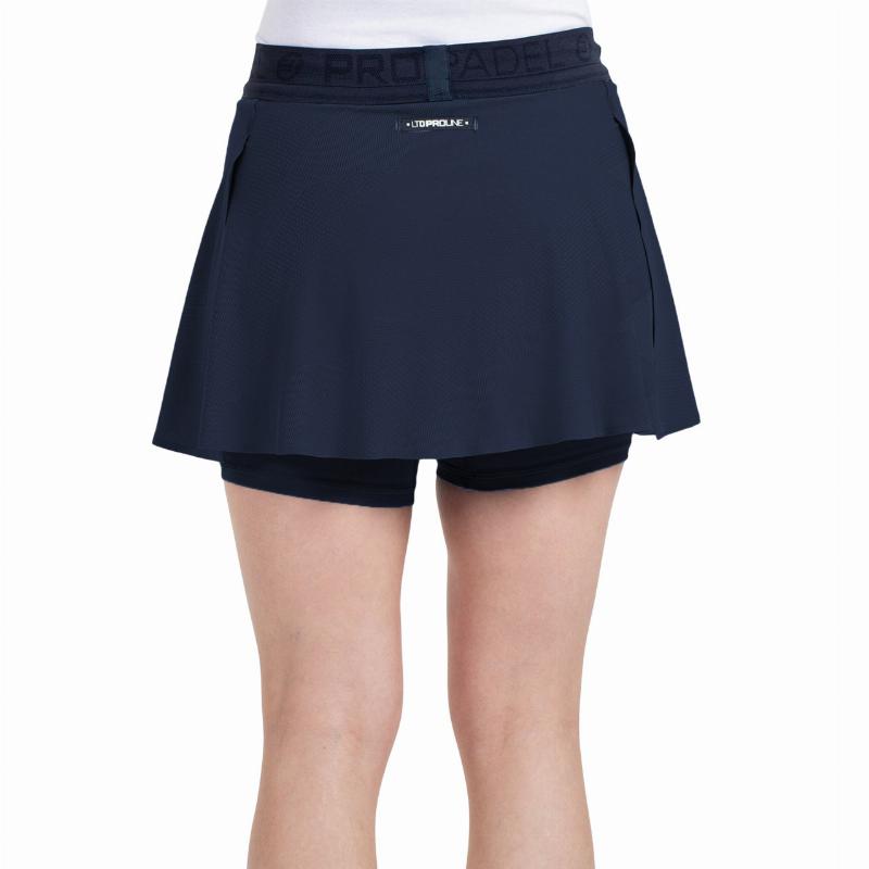 Falda Bullpadel Perala Azul Marino