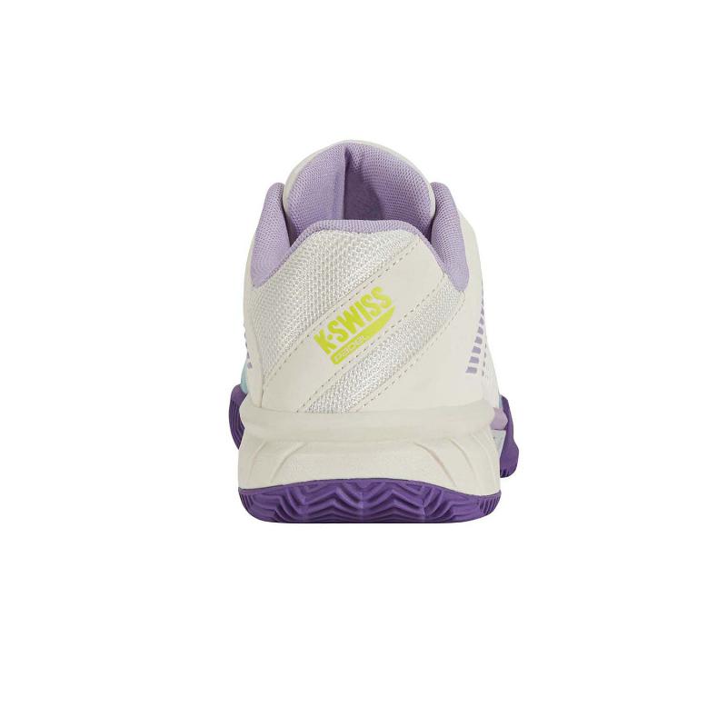 Zapatillas de Padel Kswiss Express Light 3 HB Padel Blanco Purpura Mujer