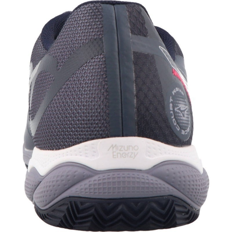 Zapatillas de Padel Mizuno Wave Enforce Court Clay Gris Blanco Azul