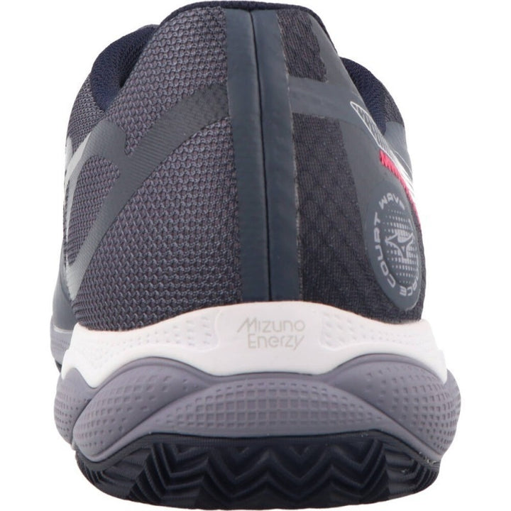 Zapatillas de Padel Mizuno Wave Enforce Court Clay Gris Blanco Azul
