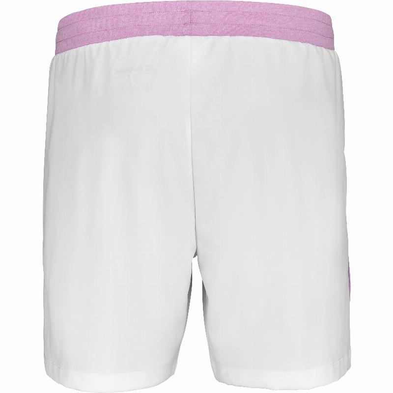 Short Babolat Juan Lebron Blanco Rosa