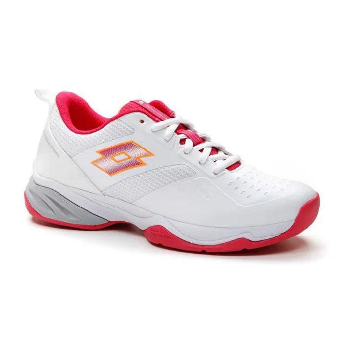 Zapatillas de Pádel de Pádel Lotto Superrapida 400 V Blanco Rosa Mujer