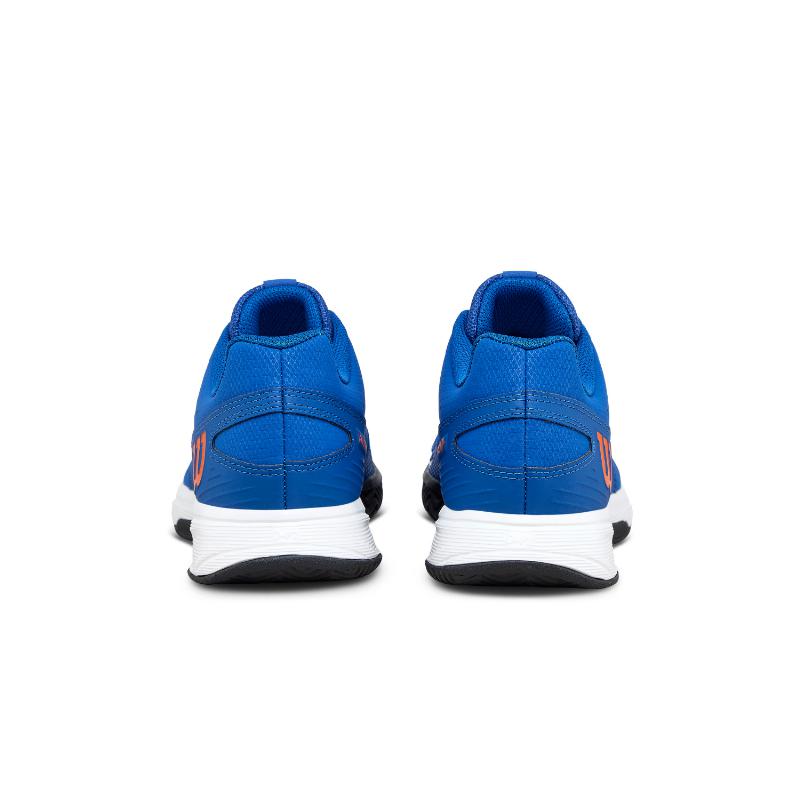 Zapatillas Wilson Rush Pro L Azul Naranja Junior