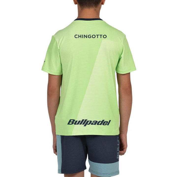 Camiseta Bullpadel Fede Chingotto 25I Limon Junior