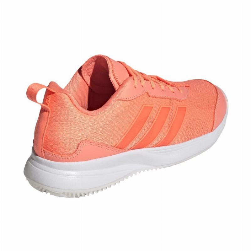 Zapatillas de Padel Adidas AvaFlash Naranja Mujer