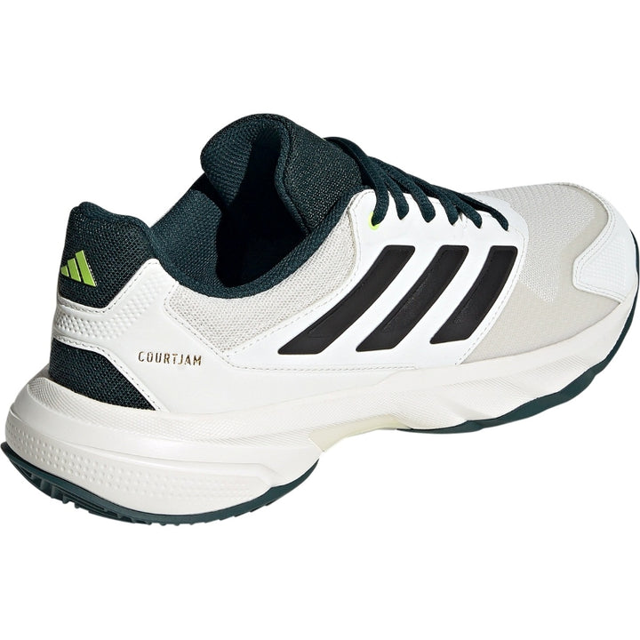 Zapatillas de Pádel de Pádel Adidas CourtJam Control Clay Blanco Negro Verde