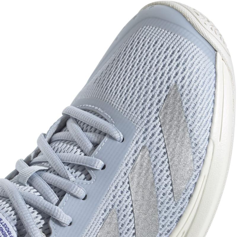 Zapatillas de Padel Adidas Pickleball Courtflash Azul Plata Mujer