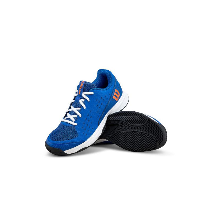 Zapatillas Wilson Rush Pro L Azul Naranja Junior