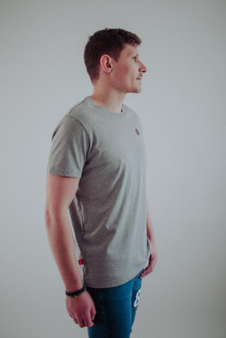 Camiseta Loco Originale Gris Burgundy